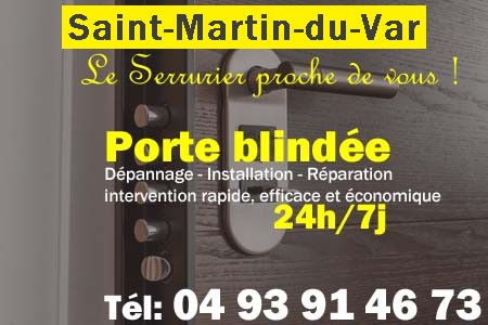Porte blindée Saint-Martin-du-Var - Porte blindee Saint-Martin-du-Var - Blindage de porte Saint-Martin-du-Var - Bloc porte Saint-Martin-du-Var