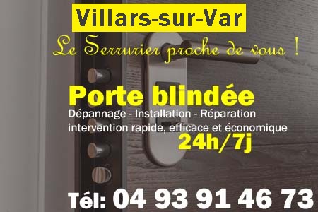 Porte blindée Villars-sur-Var - Porte blindee Villars-sur-Var - Blindage de porte Villars-sur-Var - Bloc porte Villars-sur-Var