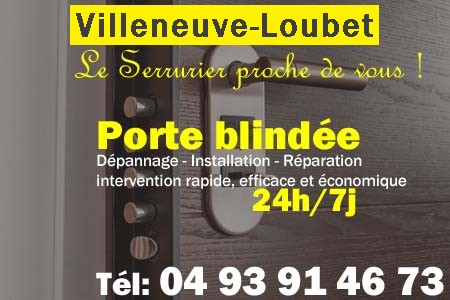Porte blindée Villeneuve-Loubet - Porte blindee Villeneuve-Loubet - Blindage de porte Villeneuve-Loubet - Bloc porte Villeneuve-Loubet