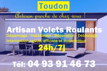 volet roulant Toudon - volets Toudon - volet Toudon - entretien, Pose en neuf, pose en rénovation, motorisation, dépannage, déblocage, remplacement, réparation, automatisation de volet roulant à Toudon