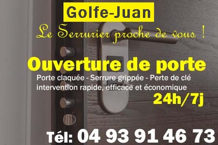 Ouverture de porte Golfe-Juan - Porte claquée Golfe-Juan - Porte fermée Golfe-Juan - serrure bloquée Golfe-Juan - serrure grippée Golfe-Juan