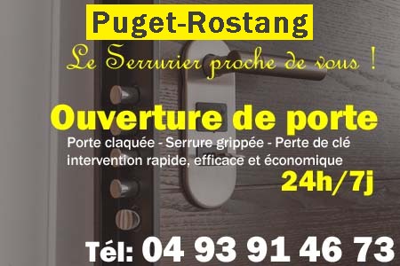 Ouverture de porte Puget-Rostang - Porte claquée Puget-Rostang - Porte fermée Puget-Rostang - serrure bloquée Puget-Rostang - serrure grippée Puget-Rostang