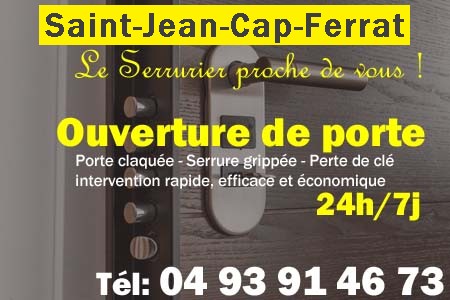 Ouverture de porte Saint-Jean-Cap-Ferrat - Porte claquée Saint-Jean-Cap-Ferrat - Porte fermée Saint-Jean-Cap-Ferrat - serrure bloquée Saint-Jean-Cap-Ferrat - serrure grippée Saint-Jean-Cap-Ferrat