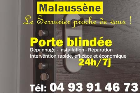 Porte blindée Malaussène - Porte blindee Malaussène - Blindage de porte Malaussène - Bloc porte Malaussène