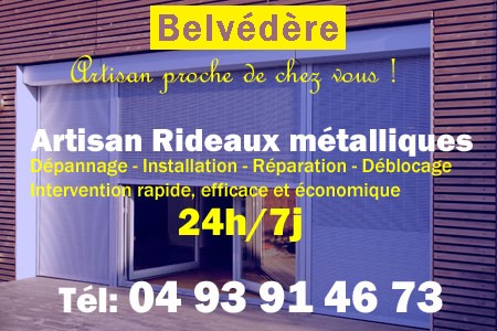 rideau metallique Belvédère - rideaux metalliques Belvédère - rideaux Belvédère - entretien, Pose en neuf, pose en rénovation, motorisation, dépannage, déblocage, remplacement, réparation, automatisation de rideaux métalliques à Belvédère