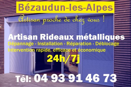 rideau metallique Bézaudun-les-Alpes - rideaux metalliques Bézaudun-les-Alpes - rideaux Bézaudun-les-Alpes - entretien, Pose en neuf, pose en rénovation, motorisation, dépannage, déblocage, remplacement, réparation, automatisation de rideaux métalliques à Bézaudun-les-Alpes