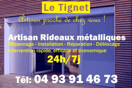 rideau metallique Le Tignet - rideaux metalliques Le Tignet - rideaux Le Tignet - entretien, Pose en neuf, pose en rénovation, motorisation, dépannage, déblocage, remplacement, réparation, automatisation de rideaux métalliques à Le Tignet