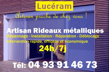 rideau metallique Lucéram - rideaux metalliques Lucéram - rideaux Lucéram - entretien, Pose en neuf, pose en rénovation, motorisation, dépannage, déblocage, remplacement, réparation, automatisation de rideaux métalliques à Lucéram