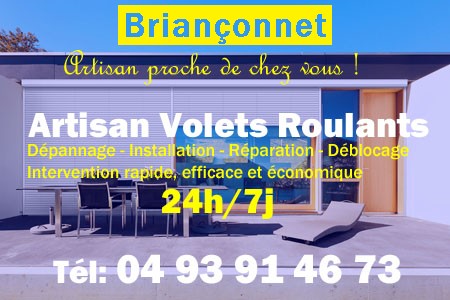 volet roulant Briançonnet - volets Briançonnet - volet Briançonnet - entretien, Pose en neuf, pose en rénovation, motorisation, dépannage, déblocage, remplacement, réparation, automatisation de volet roulant à Briançonnet