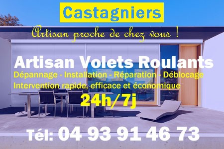 volet roulant Castagniers - volets Castagniers - volet Castagniers - entretien, Pose en neuf, pose en rénovation, motorisation, dépannage, déblocage, remplacement, réparation, automatisation de volet roulant à Castagniers