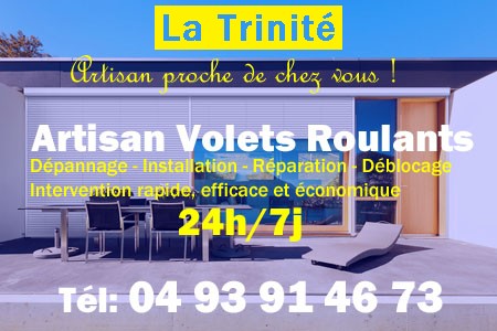 volet roulant La Trinité - volets La Trinité - volet La Trinité - entretien, Pose en neuf, pose en rénovation, motorisation, dépannage, déblocage, remplacement, réparation, automatisation de volet roulant à La Trinité